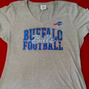 Buffalo bills shirt ladies large v- neck
